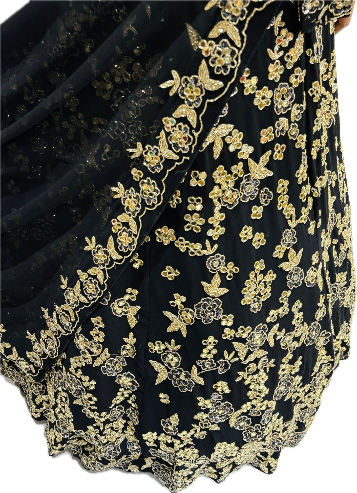 Black lehenga set