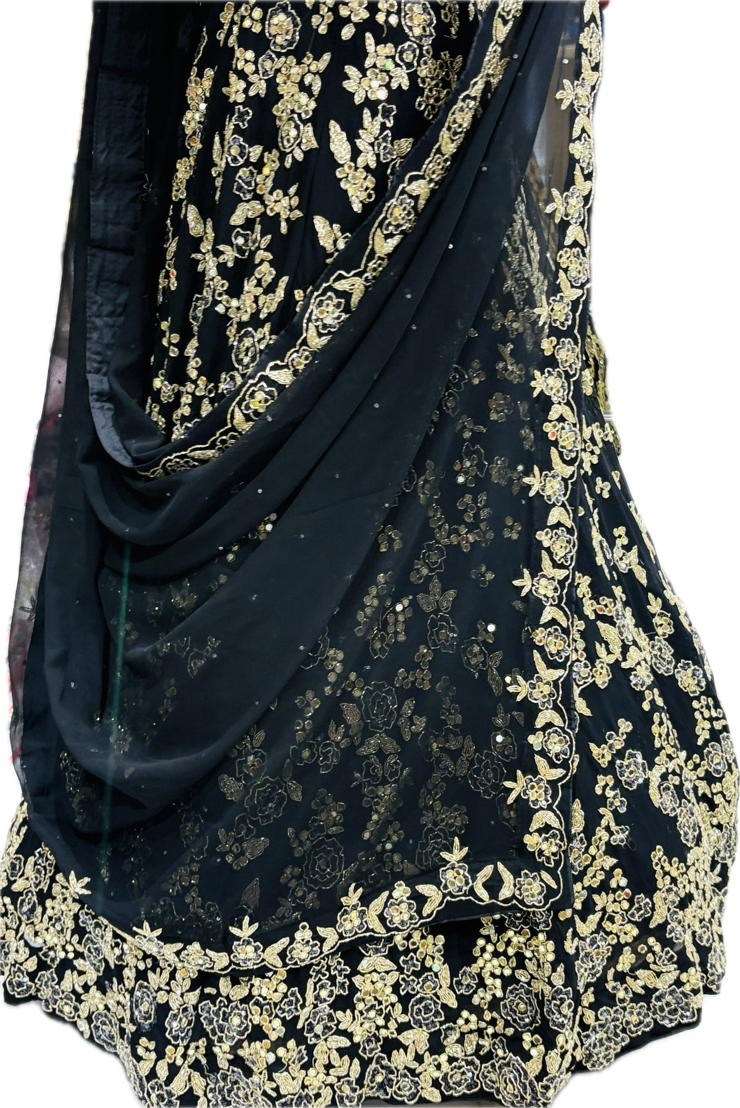 Black lehenga set