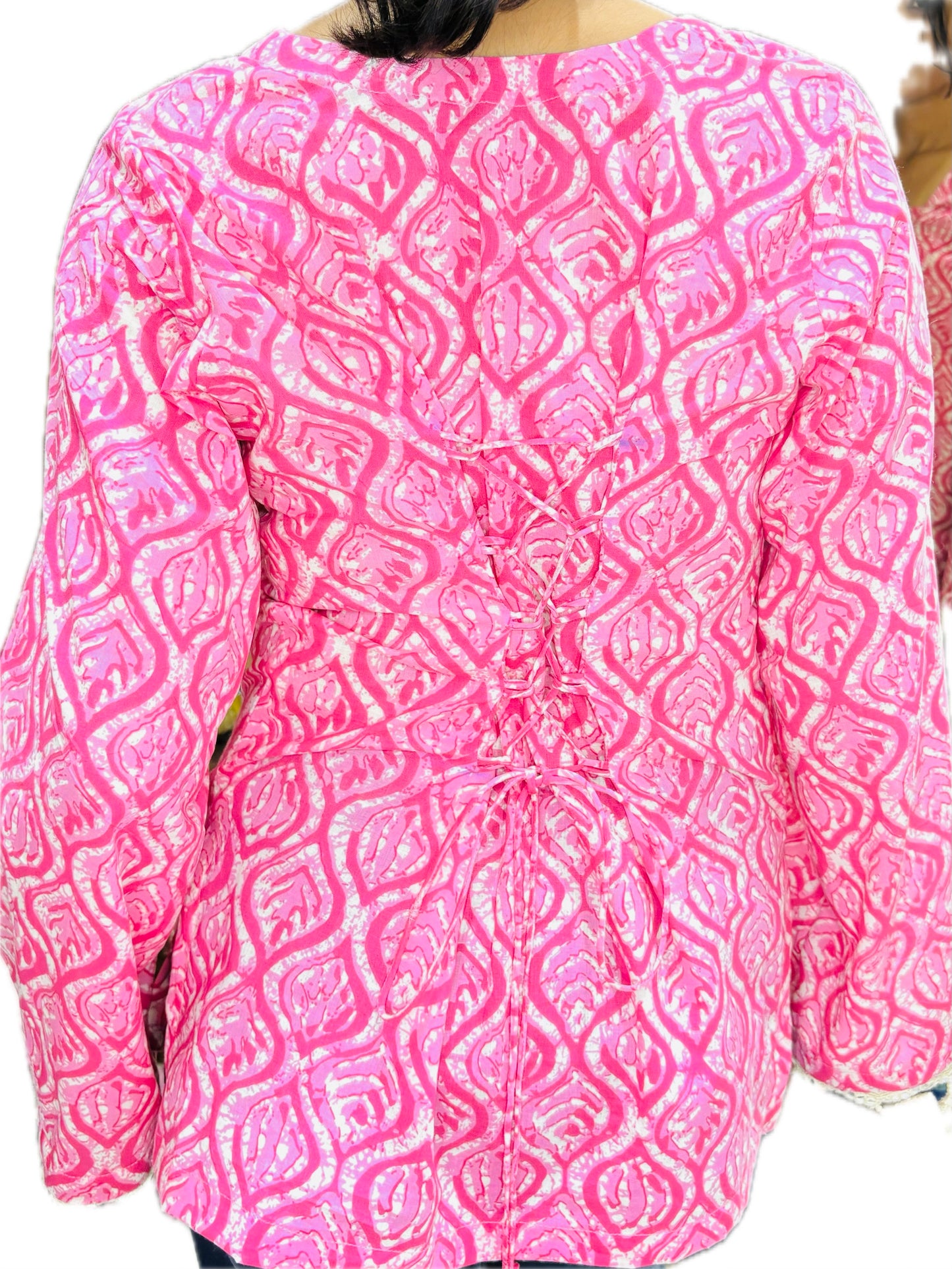 Pink short kurti